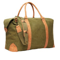 Green - Side - Vinga Bosler Recycled Canvas Duffle Bag