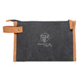 Black - Front - Vinga Bosler Canvas Recycled Toiletry Bag