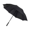 Black - Front - Vinga Baltimore RPET Aware Stick Umbrella