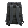 Black - Back - XD Collection Impact Aware Recycled Canvas Laptop Backpack