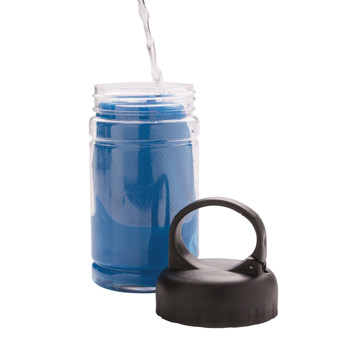 Blue - Side - XD Collection Cooling Towel