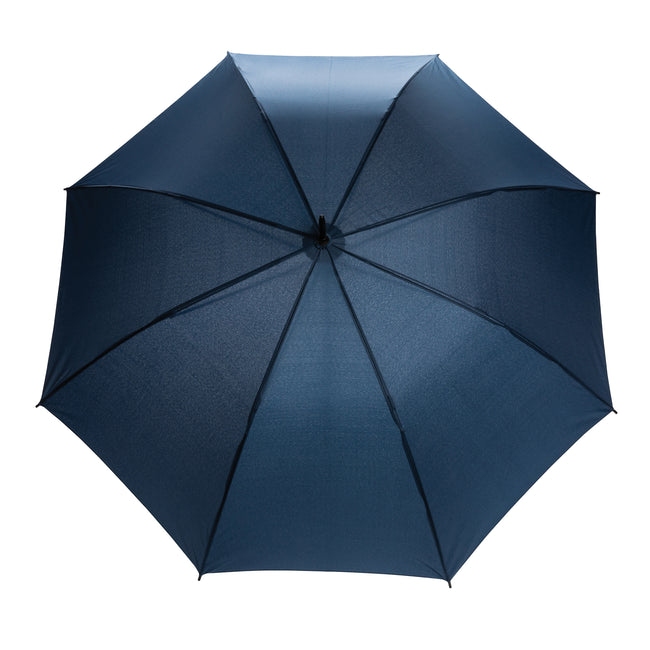 Navy - Back - XD Collection Impact Aware RPET Automatic Stick Umbrella