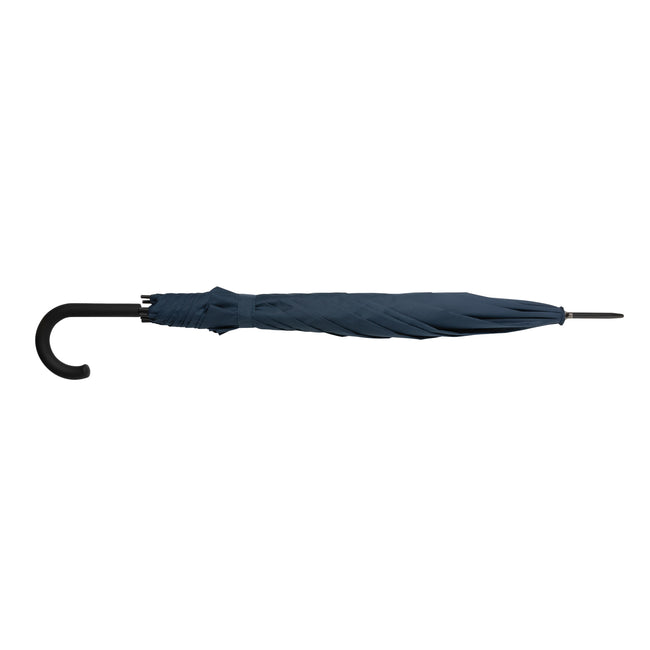 Navy - Side - XD Collection Impact Aware RPET Automatic Stick Umbrella