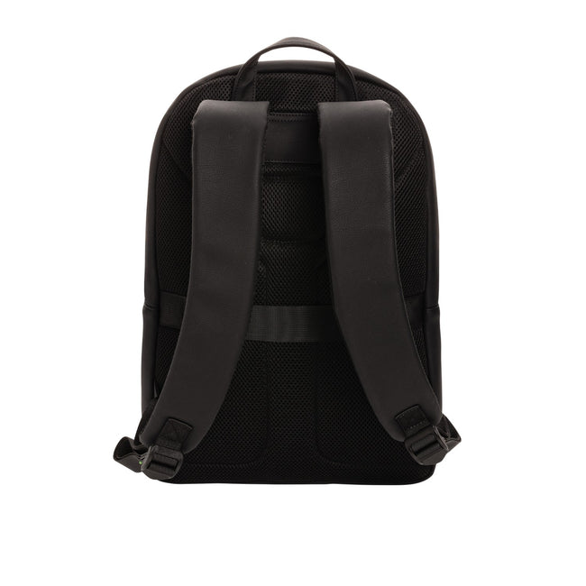 Black - Back - Swiss Peak Deluxe PVC Free Laptop Backpack