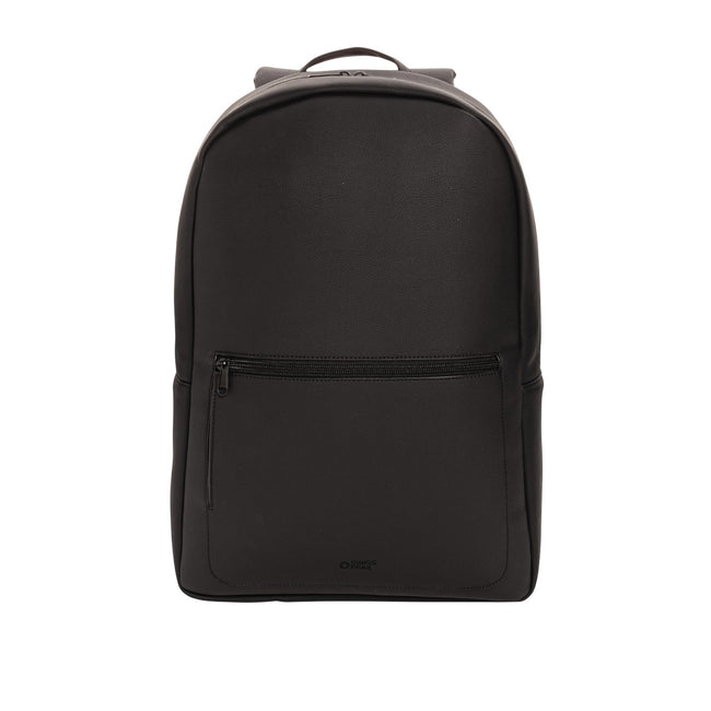 Black - Front - Swiss Peak Deluxe PVC Free Laptop Backpack