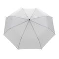 White - Back - XD Collection Impact Bamboo Folding Umbrella