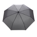 Anthracite - Back - XD Collection Impact Bamboo Folding Umbrella