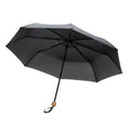 Black - Front - XD Collection Impact Bamboo Folding Umbrella