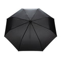 Black - Back - XD Collection Impact Bamboo Folding Umbrella