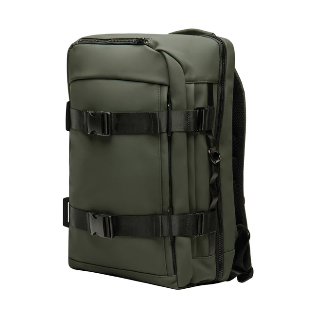 Green - Side - Vinga Baltimore Explorer Recycled Backpack
