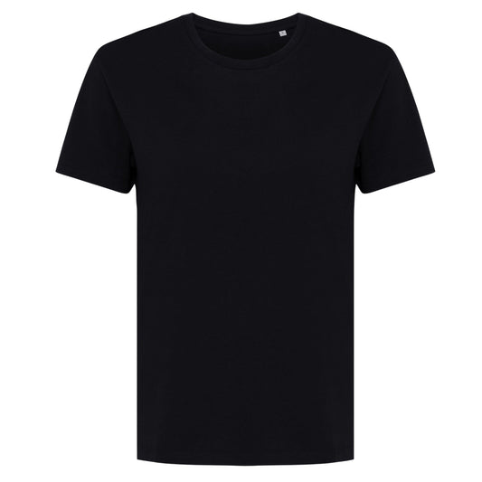 Black - Front - Iqoniq Womens-Ladies Yala Recycled Cotton Lightweight T-Shirt