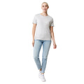 Light Heather Grey - Side - Iqoniq Womens-Ladies Yala Recycled Cotton Lightweight T-Shirt