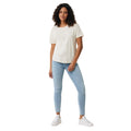 Ivory White - Side - Iqoniq Womens-Ladies Yala Recycled Cotton Lightweight T-Shirt