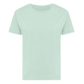 Crushed Mint - Front - Iqoniq Womens-Ladies Yala Recycled Cotton Lightweight T-Shirt