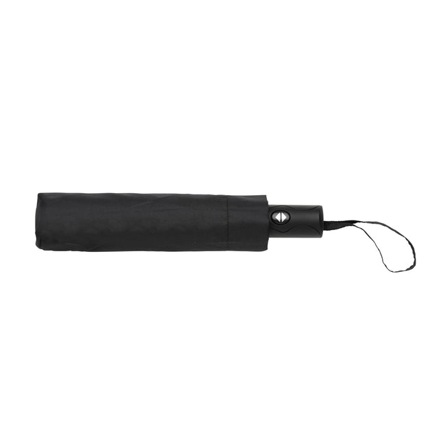 Black - Lifestyle - XD Collection Impact Aware RPET Automatic Folding Umbrella
