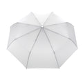 White - Back - XD Collection Impact Aware RPET Automatic Folding Umbrella