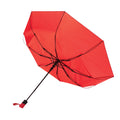 Red - Side - XD Collection Impact Aware RPET Automatic Folding Umbrella