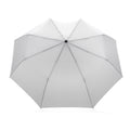 White - Back - XD Collection Impact Aware RPET Automatic Folding Umbrella