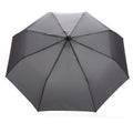 Anthracite - Back - XD Collection Impact Aware RPET Automatic Folding Umbrella