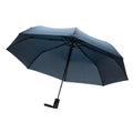 Navy - Front - XD Collection Impact Aware RPET Automatic Folding Umbrella