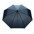 Navy - Back - XD Collection Impact Aware RPET Automatic Folding Umbrella