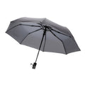 Anthracite - Front - XD Collection Impact Aware RPET Automatic Folding Umbrella