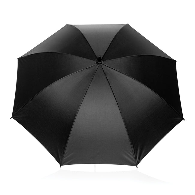 Black - Back - Swiss Peak Aware Manual Ultra Light Folding Umbrella