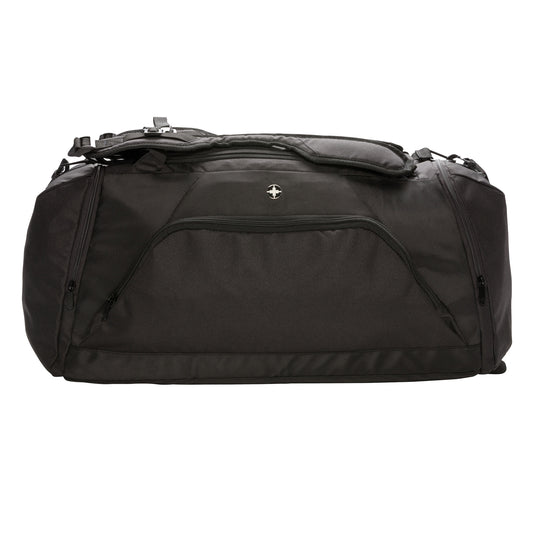 Black - Front - Swiss Peak RFID Sports 48L Backpack