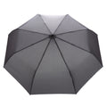 Anthracite - Back - XD Collection Impact Aware RPET Automatic Folding Umbrella