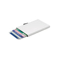 Silver - Front - C-Secure Aluminium RFID Blocking Card Holder