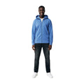 Heather Blue - Side - Iqoniq Unisex Adult Abisko Recycled Cotton Full Zip Hoodie