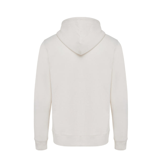 Natural Raw - Back - Iqoniq Unisex Adult Abisko Recycled Cotton Full Zip Hoodie