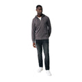 Anthracite - Side - Iqoniq Unisex Adult Abisko Recycled Cotton Full Zip Hoodie
