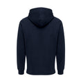 Navy - Back - Iqoniq Unisex Adult Abisko Recycled Cotton Full Zip Hoodie