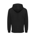 Black - Back - Iqoniq Unisex Adult Abisko Recycled Cotton Full Zip Hoodie