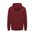 Burgundy - Back - Iqoniq Unisex Adult Abisko Recycled Cotton Full Zip Hoodie