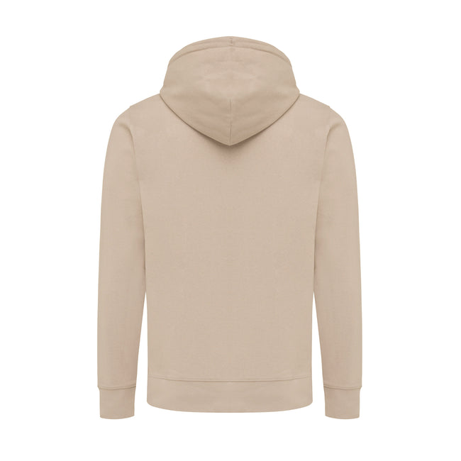 Desert - Back - Iqoniq Unisex Adult Abisko Recycled Cotton Full Zip Hoodie