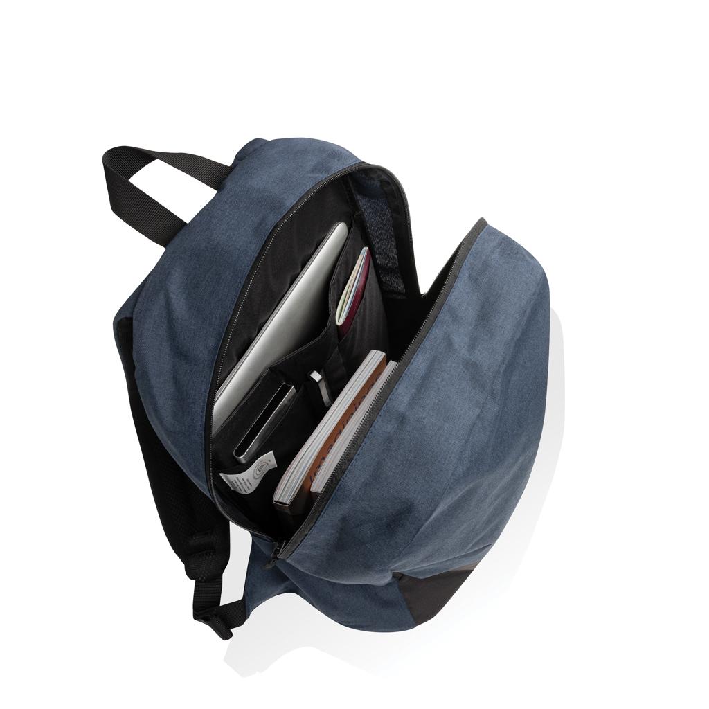 Blue - Close up - XD Collection Kazu RPET Aware Laptop Backpack