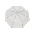 Beige - Back - XD Collection Kaycey Acacia Wood Aware Folding Umbrella