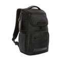 Black - Front - Swiss Peak Voyager RPET Aware 19L Laptop Backpack