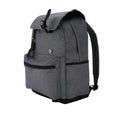 Grey - Side - XD Collection Magnetic Closure Laptop Backpack