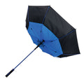 Blue - Side - XD Collection Impact Aware RPET Automatic Stormproof Stick Umbrella