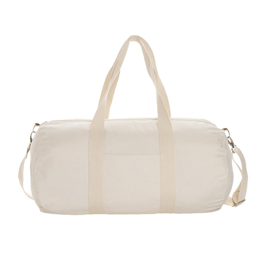 Off White - Front - XD Collection Impact Aware Recycled Canvas Undyed Duffle Bag