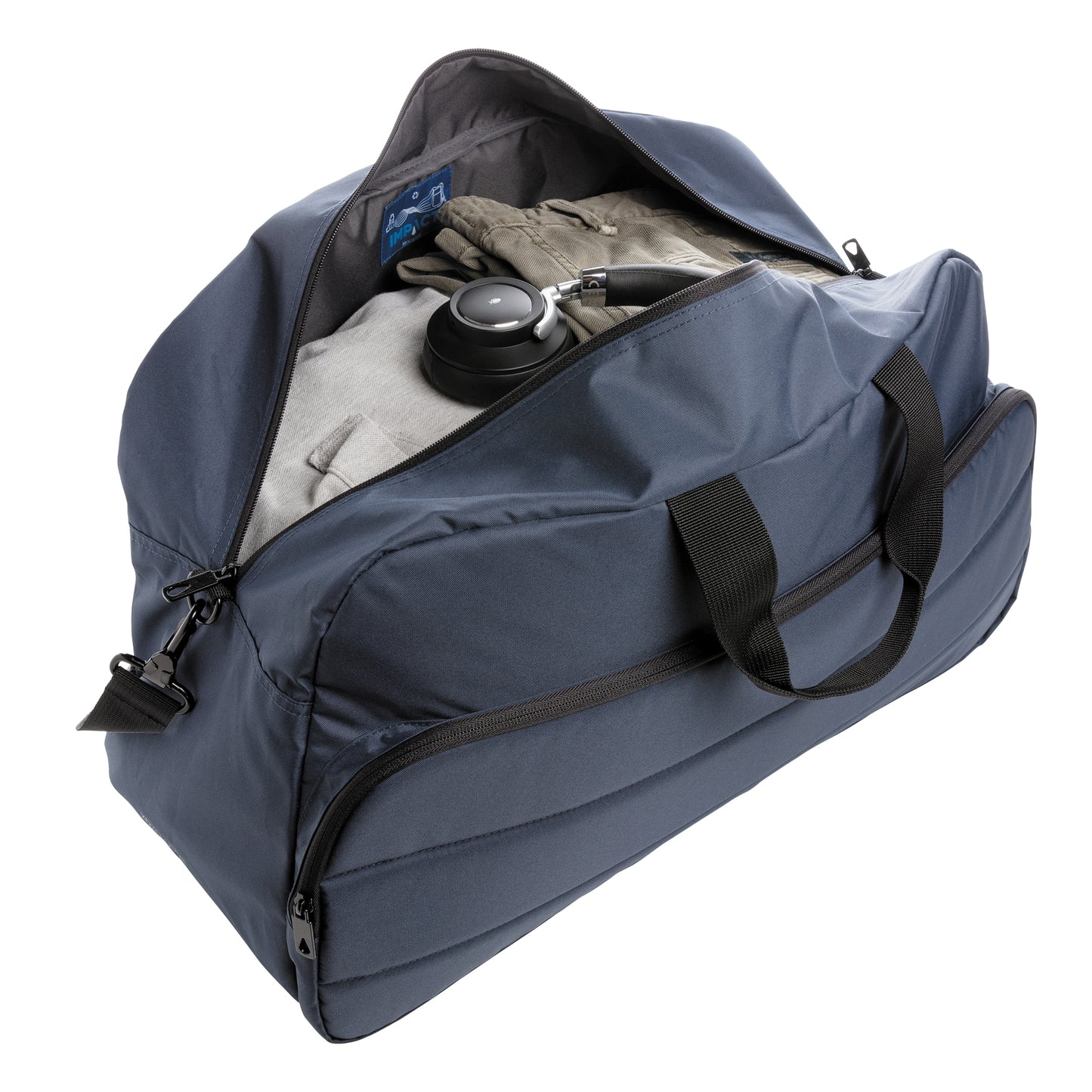 Navy - Side - XD Xclusive Impact RPET Aware Weekend Bag