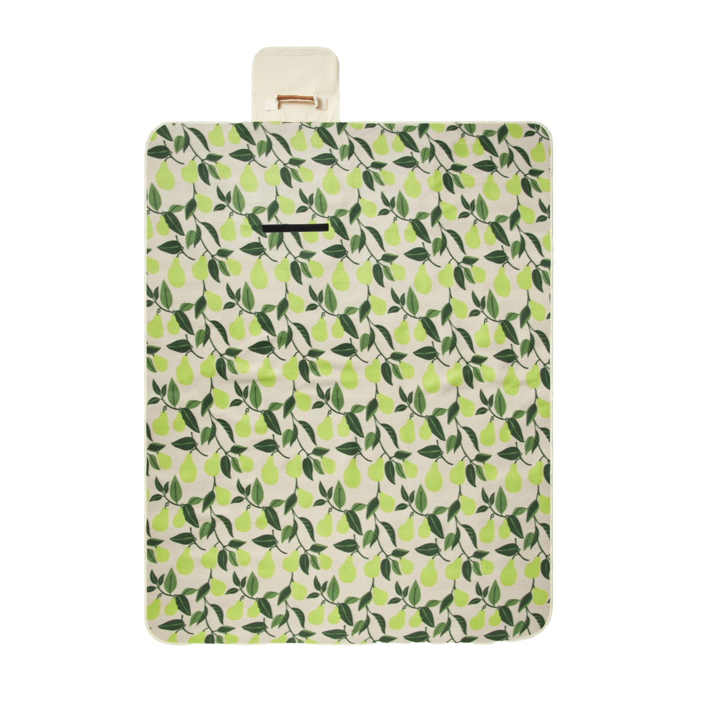 Green - Back - Vinga Daya RPET Leaves Picnic Blanket