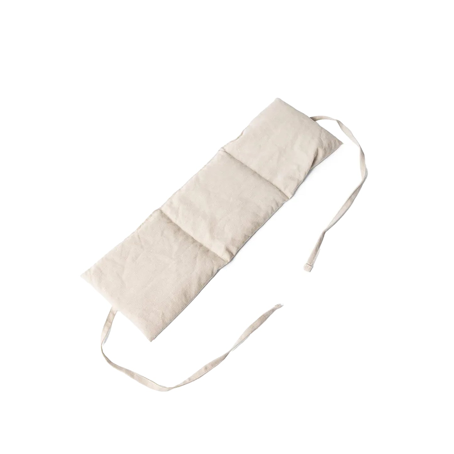 Beige - Back - Vinga Heated Recycled Polyester Pillow