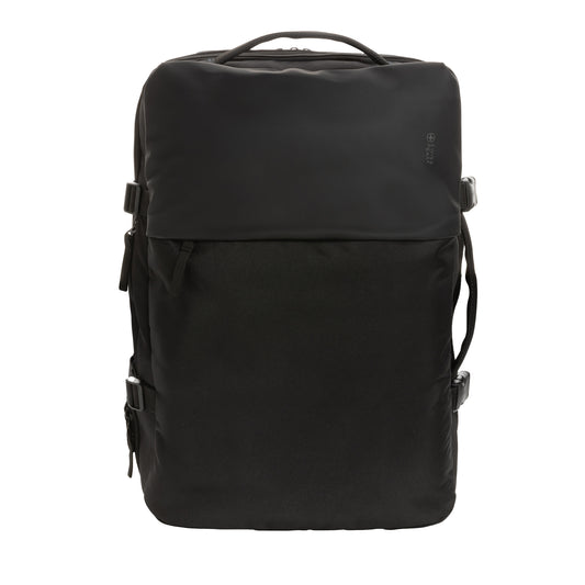 Black - Front - Swiss Peak Aware RPET 27L Weekend Bag