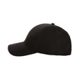 Black - Side - XD Collection Impact Aware RPET 6 Panel Sport Cap