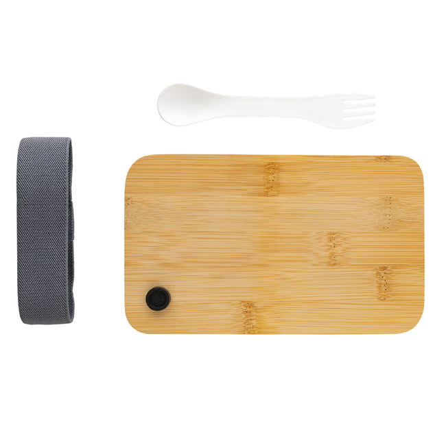 White - Lifestyle - XD Collection Bamboo Lunch Box