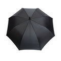 Black - Back - XD Collection Impact Aware Bamboo Stick Umbrella